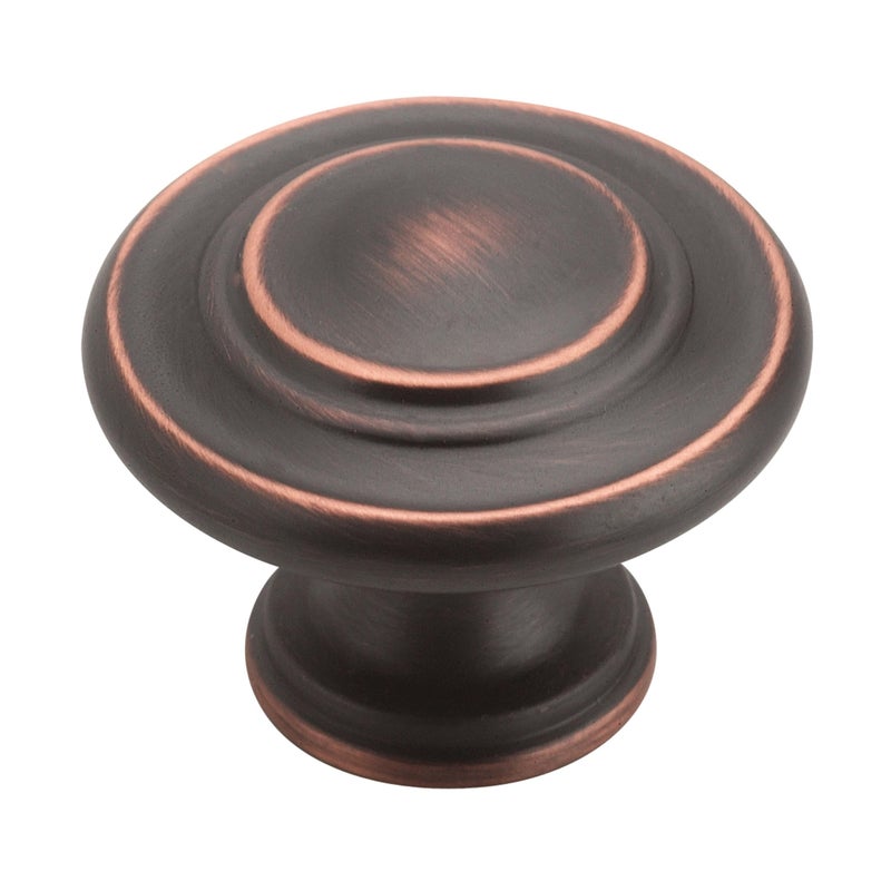 Amerock | Cabinet Knob | Oil Rubbed Bronze | 1-5/16 inch (33 mm) Diameter | Inspirations | 1 Pack | Drawer Knob | Cabinet Hardware - Image 1